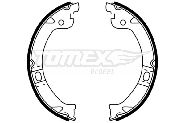 TOMEX BRAKES stabdžių trinkelių komplektas TX 22-26